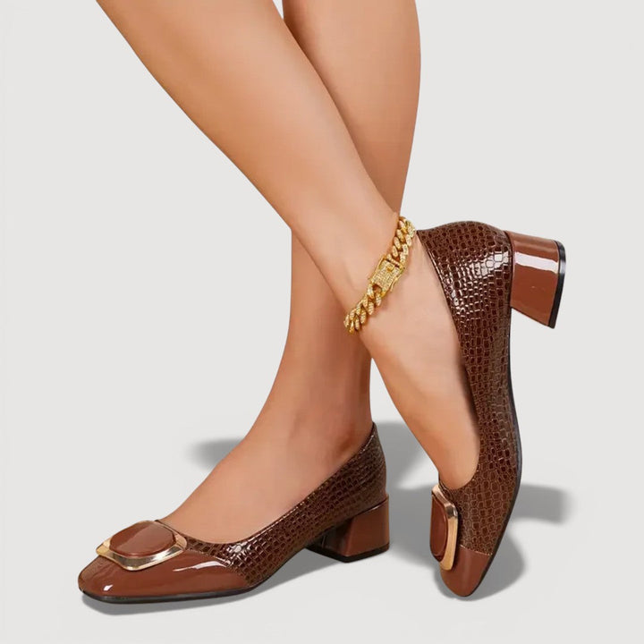 JEANETH™|ELEGANT BLOCK HEELS