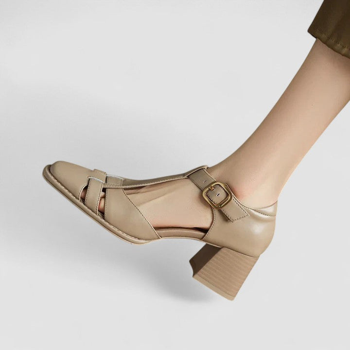 Scarlett™ – Orthopaedic T-Strap Block Heels