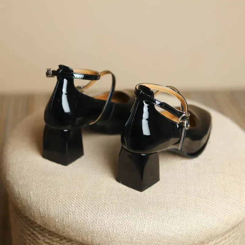 Elegant Ankle-Strap Pumps