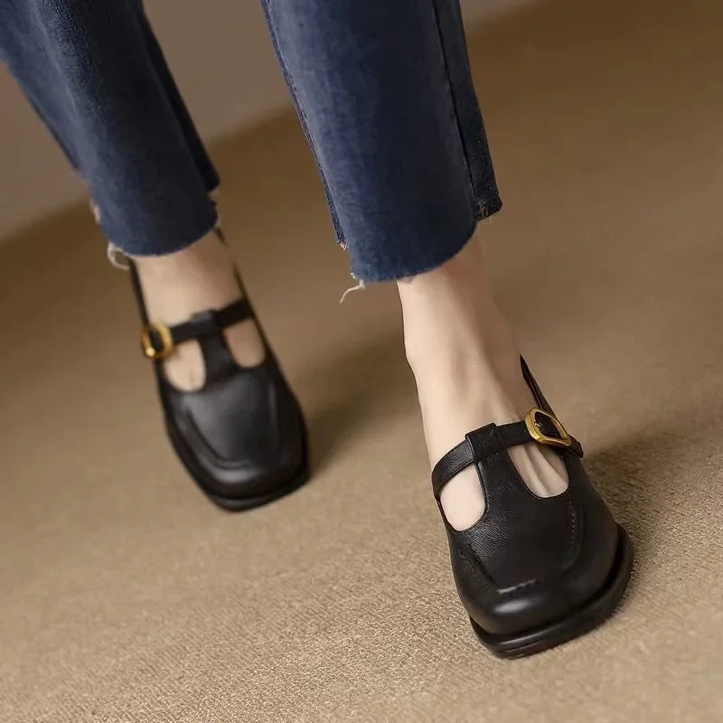 YSOLENNE™|T-STRAP SHOES