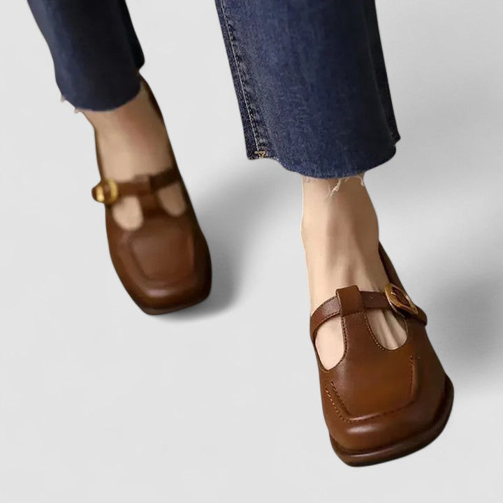 Elizabeth™ – Orthopaedic T-Strap Shoes