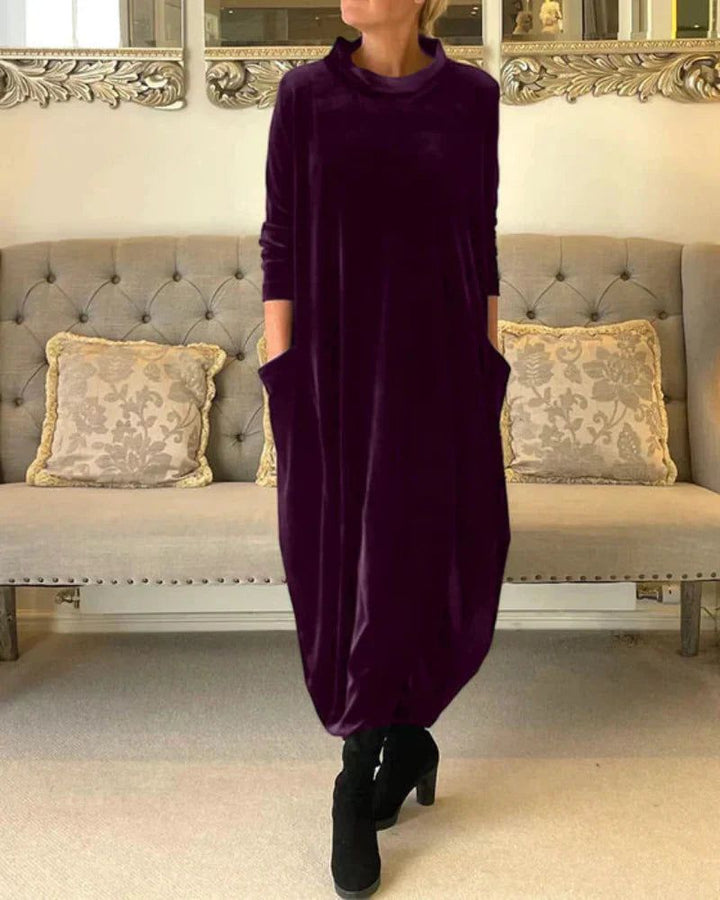 Eliza | Relaxed Velvet Dress